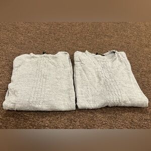 EUC! Bundle of 2 Women's TAVIN Gray Knit Sweaters S/M 4-6